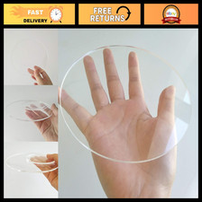 20PCS Clear Acrylic Discs 6" Round 1/8" Thick Plexiglass Craft Supplies