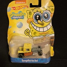 2013 Hot Wheels SpongeBob SquarePants Hot Rod Nickelodeon Collectible Diecast.