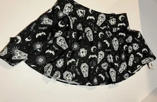 Romwe Skirt Magic Theme Black 2XL Zipper NWT