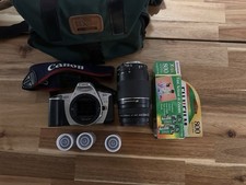 Bundle Canon EOS Rebel 2000 35mm SLR Camera 75-300mm Lens Fujifilm 800 Film