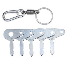 5x Ignition Keys Part T250 Compatible With 231 Tractor Harvester Models 960128m9