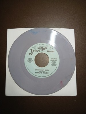 ELMORE JAMES Cry For My *Me* Baby / Take Me Where You Go  HEAR  45 RPM Record