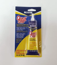 Beacon Quick Grip Contact Cement Glue Permanent Adhesive 2oz Wood Glass Metal