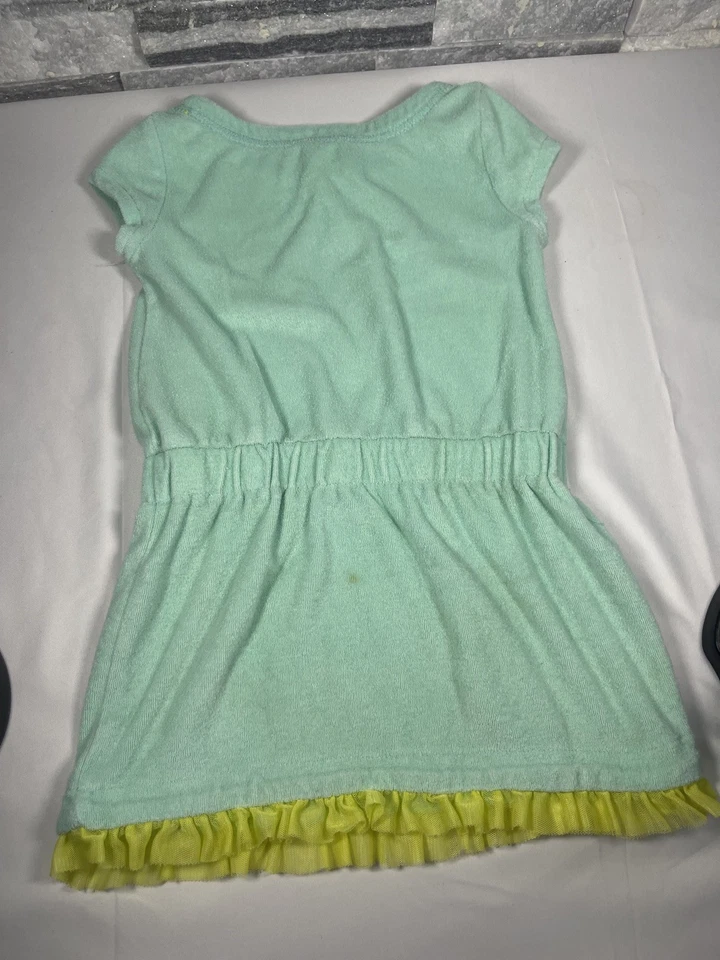 Girls Disney Princess Little Mermaid Embroidered Terry Cloth Swim Cover size 4  - Image 2 of 4