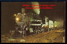 LMH Postcard 1971 CANADIAN PACIFIC 4-6-0  CP 972 Jersey Central Excursion  Night