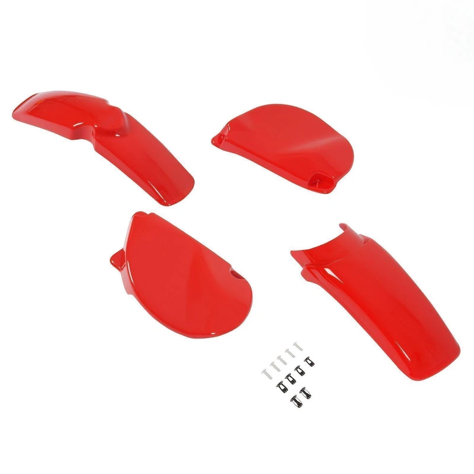 Kit de carrocería guardabarros delanteros traseros + paneles laterales para Honda XR75 XR80 1977 - 1982 Foto 3 de 4