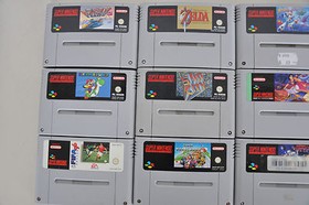 Super Nintendo SNES & 12 Spiele + 2 Controller (Mega Man X Super Street Fighter)