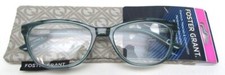 Foster Grant Reading Glasses Aviana TEL 3.25 with soft case NEW 