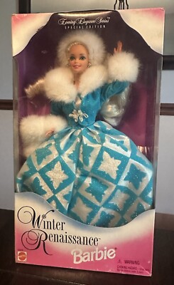 1996 Winter Renaissance Barbie #15570 Elegance Series NRFB Mattel Doll 90s
