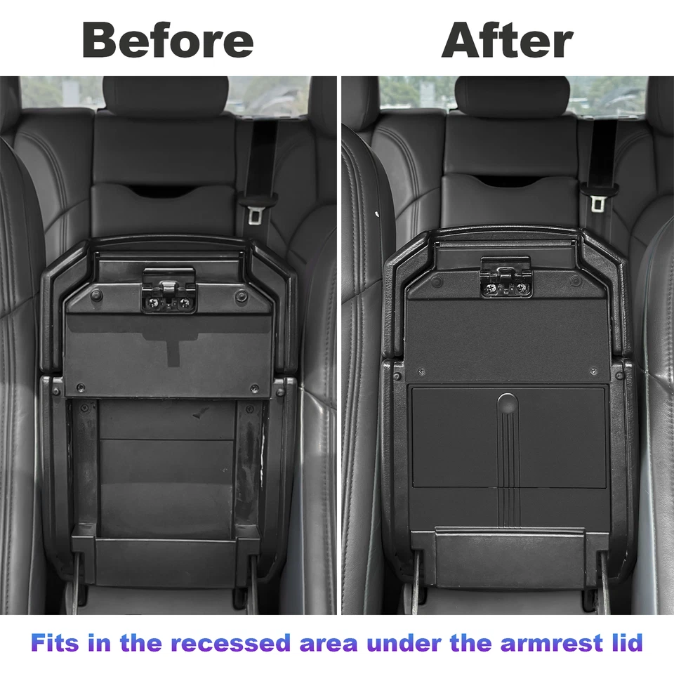 Almacenamiento oculto para consola Toyota 4Runner 2003-2009 4ta generación 4 accesorios corredor Foto 2 de 4