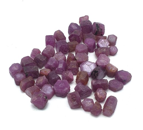 Beste Qualität rohe rosa Rubin Croundum Kristalle 47 Gramm - Bild 1 von 6