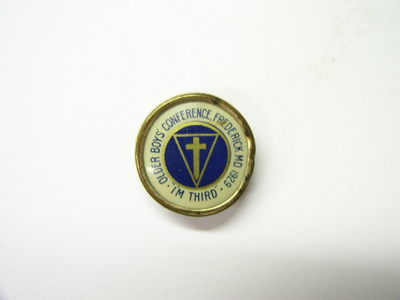 1929 I`m Third Older Boy`s Conference Frederick Md Cuff Linc 