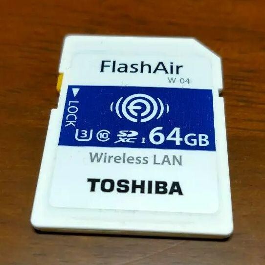 Toshiba Flash Air SD-UWA064G Wifi SDXC Memory Card 64GB Class10