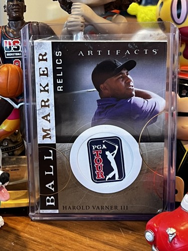 2021 Upper Deck Artifacts Ball Marker Relics Harold Varner III #BM-HV Rookie⛳️ - Picture 2 of 3