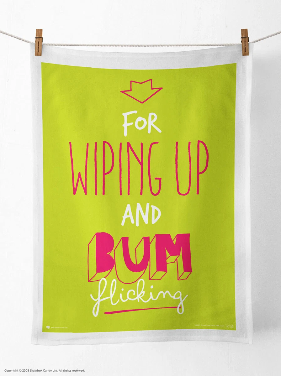 Funny Tea Towel Kitchen Comedy Humour Joke Cotton Novelty Gift Present New Home