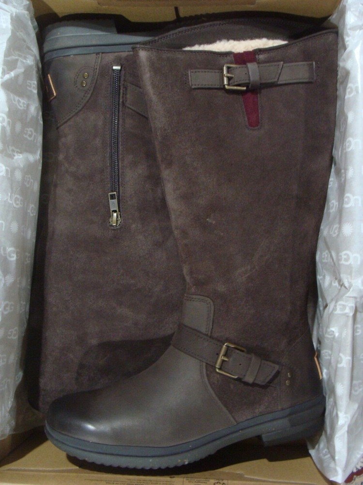 WMNS UGG THOMSEN STOUT WATER AND SNOW RESISTANT LEATHER BOOTS SIZE 6.5~9