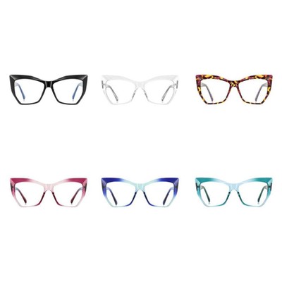 Premium Cat Eye TR90 Reading Glasses Readers for Women Spring Hinges +0.5~6.0