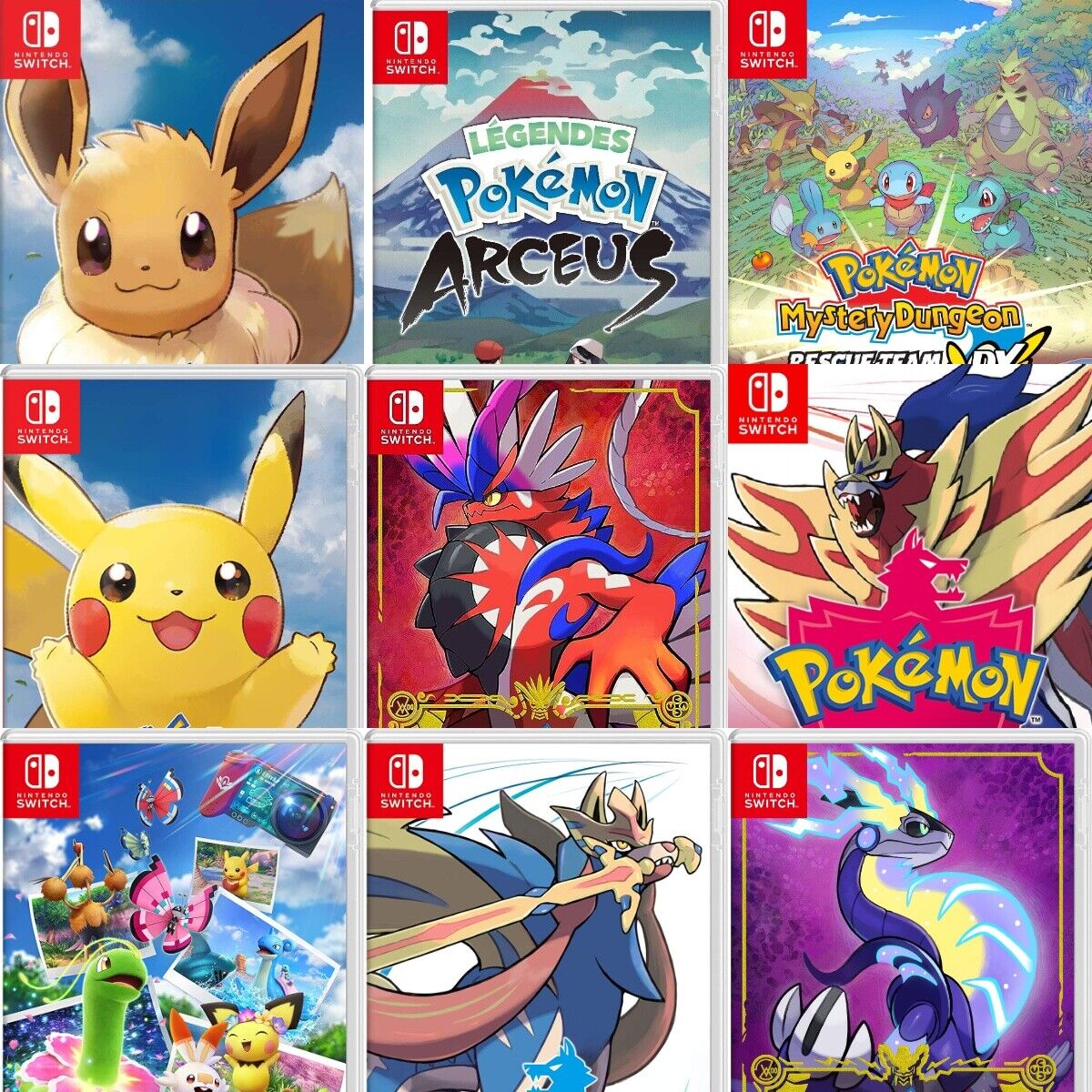 Pokémon Nintendo Switch Games - Choose Your Game