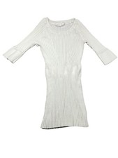 ATHLETA OC Demi Scoop ribbed sweater small dove white