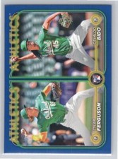 2024 Topps Update #US69 Osvaldo Bido / Tyler Ferguson Royal Blue Athletics RC