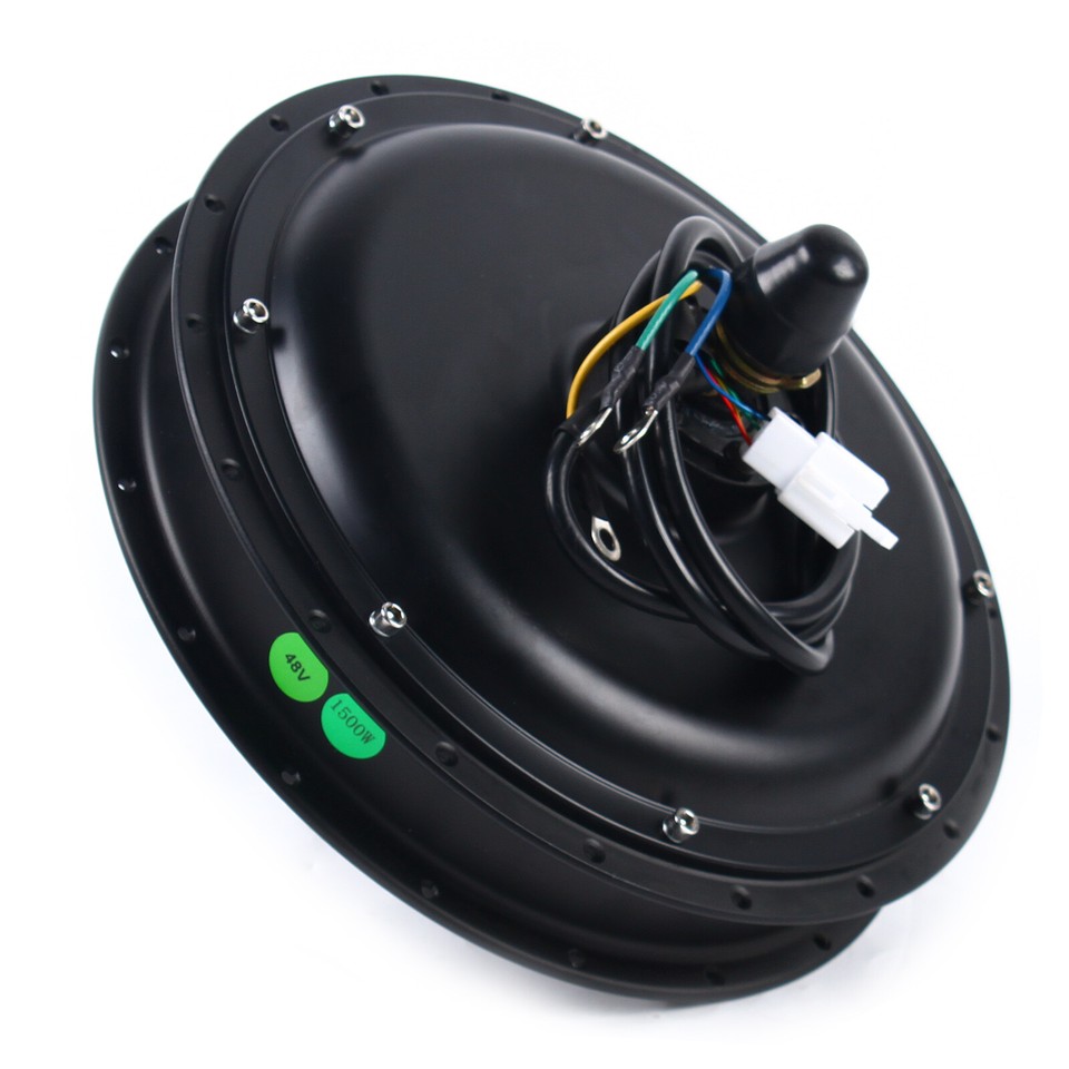 48V 1500W Threaded Rear Wheel Brushless Gearless Hub Motor for Ebike