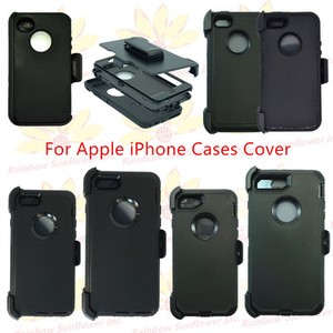 Black-for-Apple-iPhone-Case-Cover-w-Belt-Clip-fits-Otterbox-Defender-series