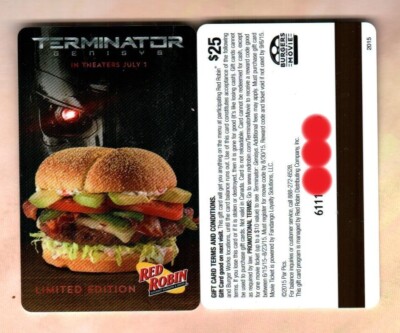 red robin limited edition gift card Amazon.com: Red Robin Physical Gift Card : Gift Cards main image 0