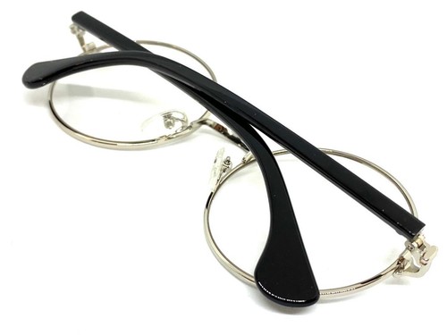 Mens Women Classic Vintage Retro Style Clear Lens EYE GLASSES Round Silver Frame - Picture 6 of 6