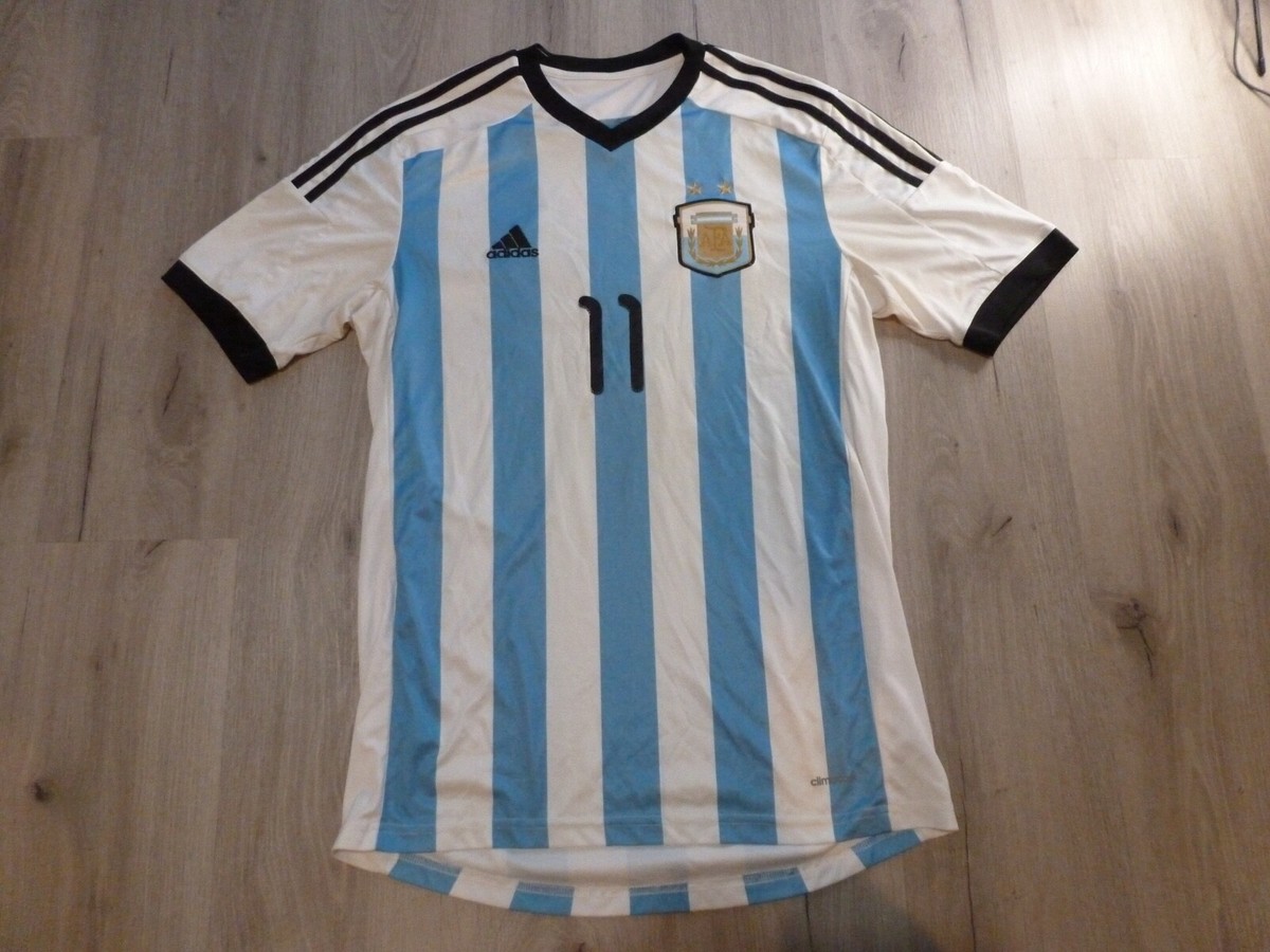 Adidas Argentina National Team Carlos Tevez #11 Jersey L Home