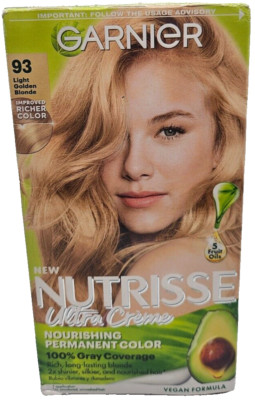 Garnier Nutrisse Nourishing Hair color Light Golden Blonde  Ultra Creme   (A17)