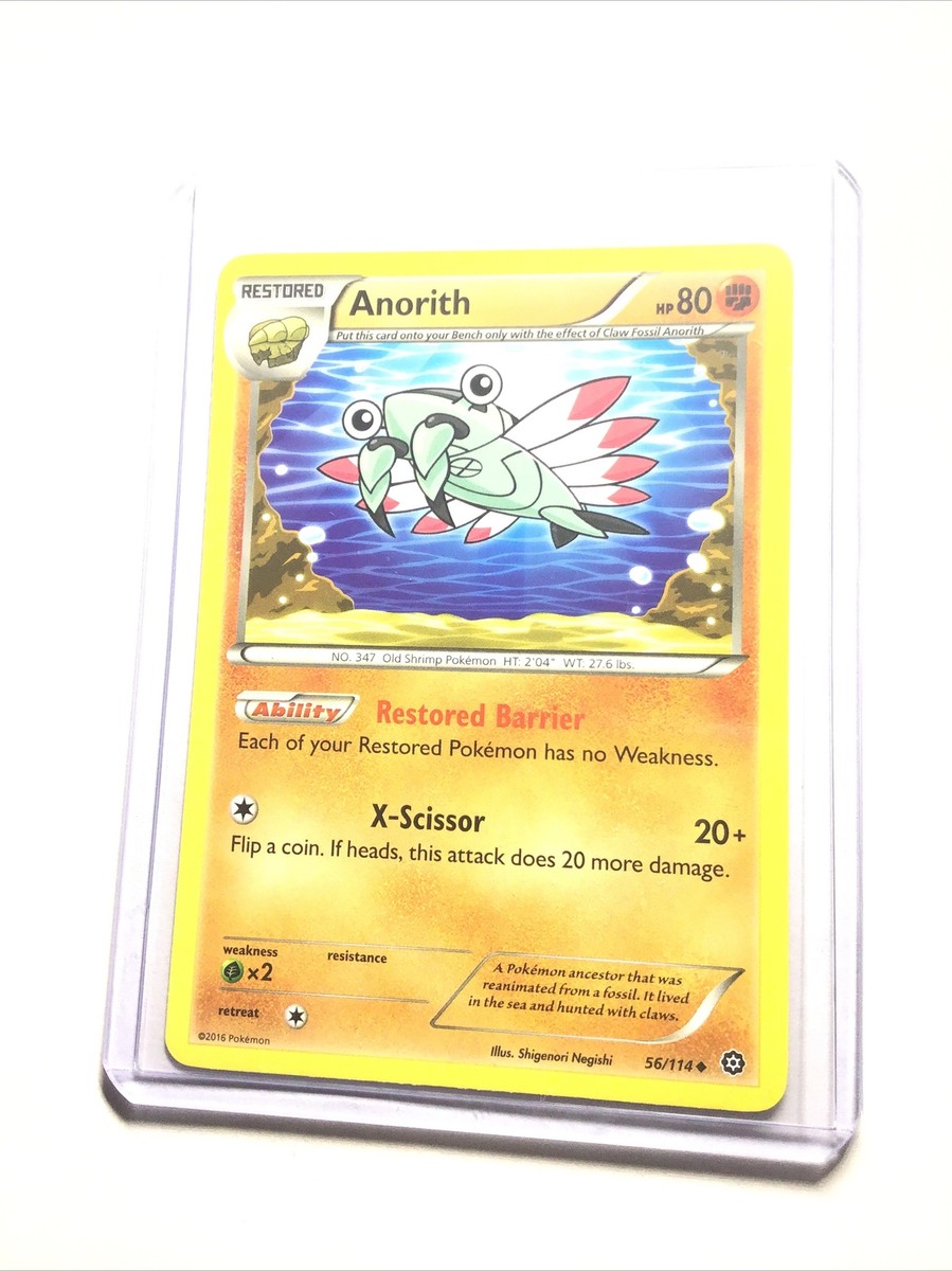 anorith pokemon card - (57) or Anorith and put up to 2 of them onto your Bench Anorith Pokemon Card 026/054 XY11