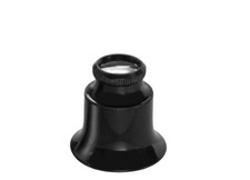 Monocolo in plastica con ghiera a vite lente di ingrandimento orologiai 12x gioi