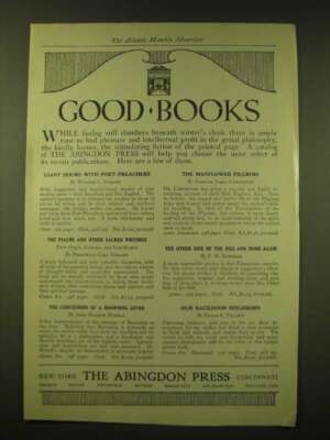 1918 The Abingdon Press Ad - Good books