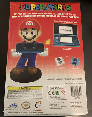 NEW SUPER MARIO 12” Nintendo 3DS DSi Game System Holder Figure w