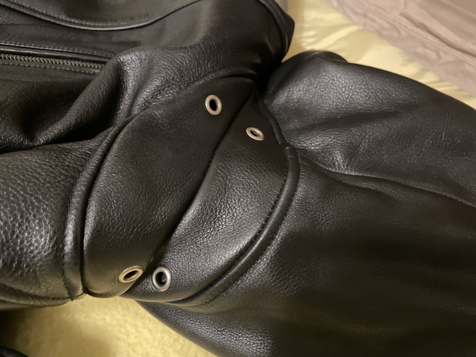 First Classic Leather Jacket-reversible NWOT - image 13
