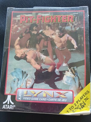 PIT-FIGHTER Atari Lynx NEW DAMAGED BOX FACTORY SHRINK WRAPPED
