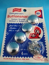  1 pack Vintage MCM 1950s Prims Cover-Your-Own SolidBrass Buttonsnapp 032-36-7/8