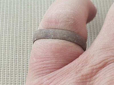 Schöner römischer Rohkupferlegierungsring verstellbar Typ A Beschreibung lesen müssen L97c