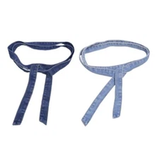 Stylish Denims Waist Belt for Women Adjustable Self Tied Waist Band Wide Belt