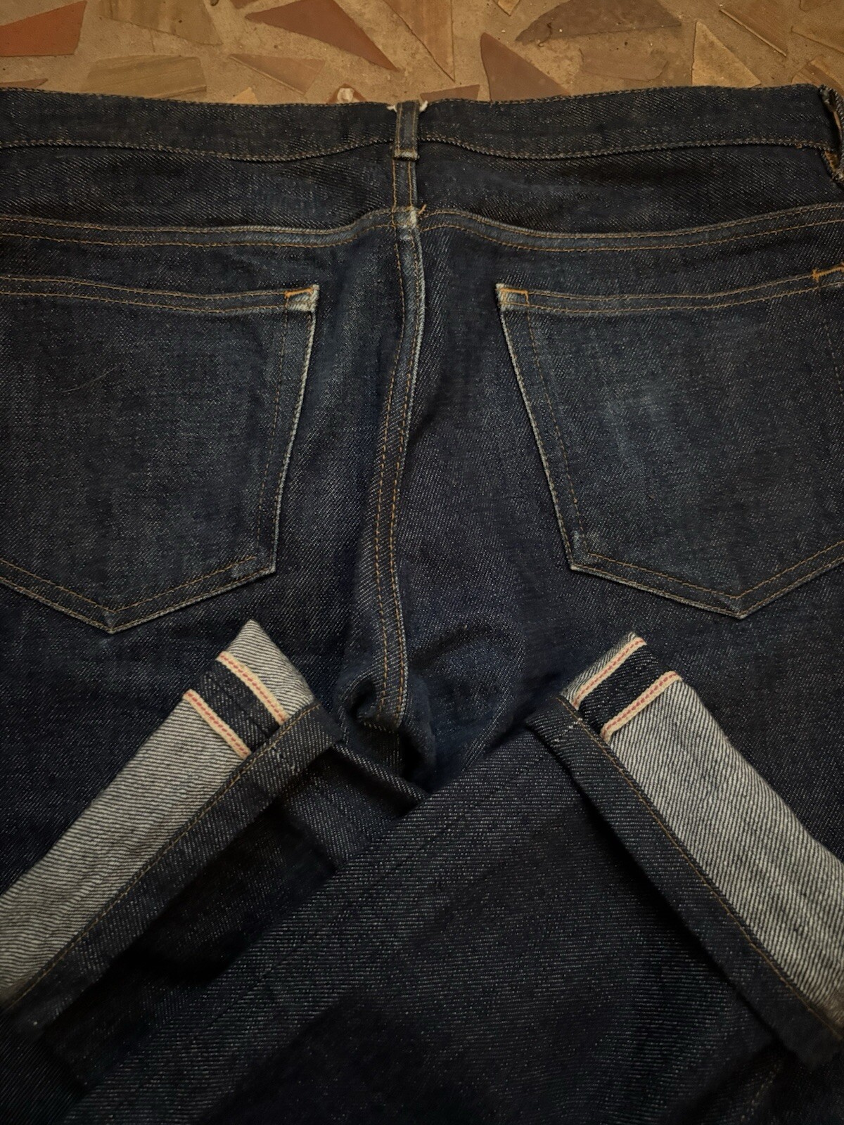 A.P.C. Jeans Mens 32 Selvedge Slim Fit Button Fly Denim Dark Wash