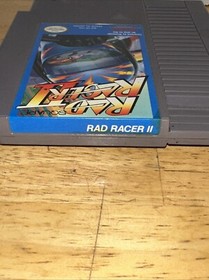 Rad Racer 2 II (Nintendo NES, 1990) cartuccia autentica solo testata funzionante 