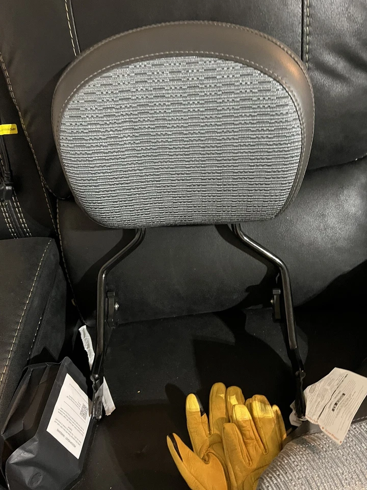 Motorcycle Parts Custom Seat And Back Rest - Image 2 of 4