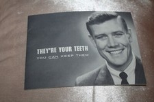 VTG American Dental Association Brochure They're Your Teeth You Can Keep 1963