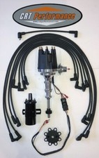Ford Y Block 272 292 312 Small Cap Black Hei Distributor 45k Coil 8mm Wires