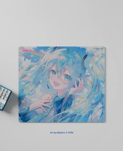 WALLHACK SP-004 Glass Mouse Pad Hatsune Miku Edition: Summer Miku SHIPS ASAP
