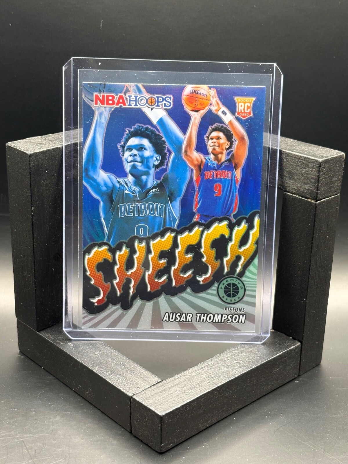 2023-24 Hoops Premium Stock Ausar Thompson Sheesh Silver Prizm RC #24