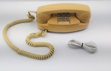 Yellow/ Beige Western Electric Princess TouchTone Desk Telephone