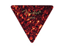 Fender 355 Triangle Shape Guitar Picks - SHELL, THIN - 12-Pack 1 Dozen 