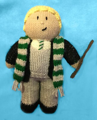 STRICKANLEITUNG - Green Wizard inspiriert 28 cm Stofftier Zauberer Puppe