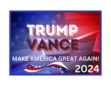 TRUMP VANCE 2024 Save America Flexible Refrigerator Magnet